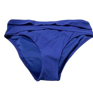 NATORI SWIM BIKINI BOTTOM IN DECO BLUE